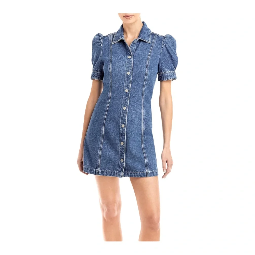 BLANK NYC Walk in the Park Denim Dress - Picture 8 of 11